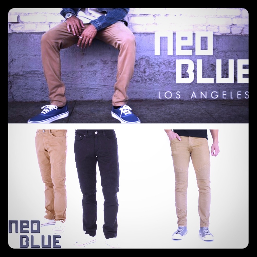 NEO BLUE Camel Jeans, EUC